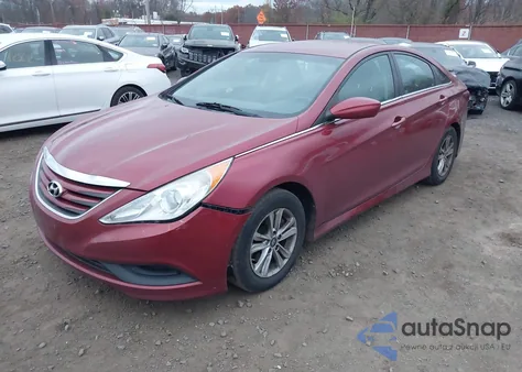 2014 Hyundai Sonata Gls из США, поврежденный, VIN 5NPEB4AC7EH893018
